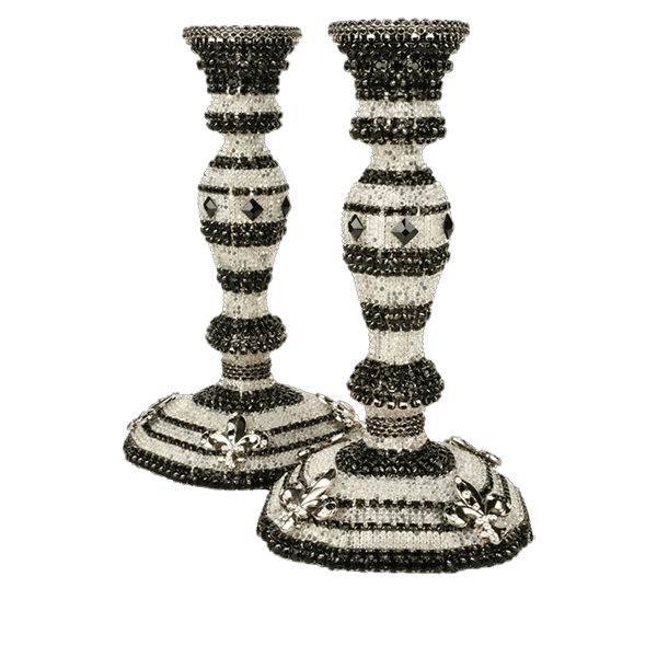 bb Simon Swarovski crystal Candle holder  CDH-221