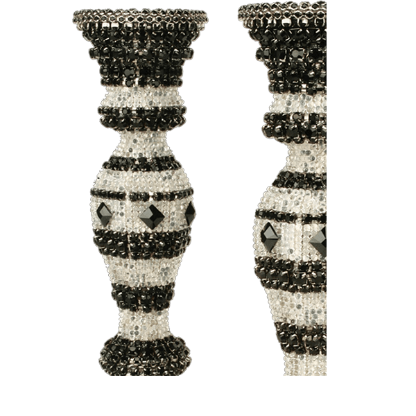 bb Simon Swarovski crystal Candle holder  CDH-221 - Image 2