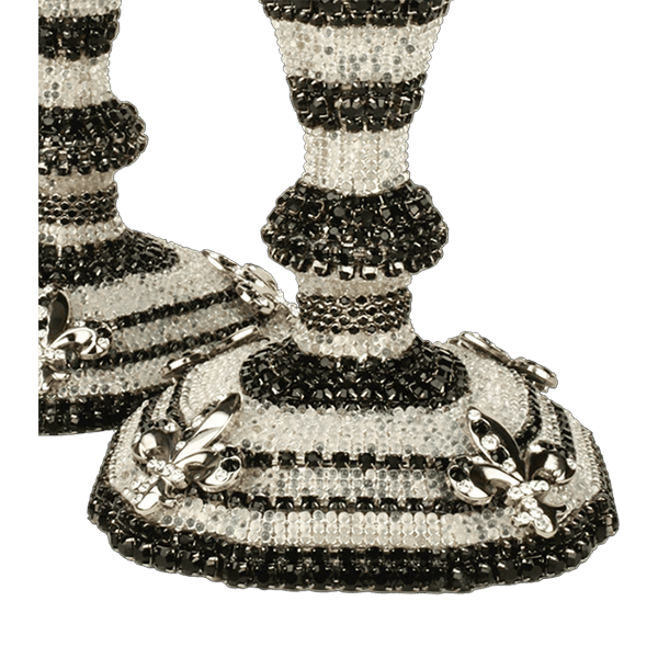 bb Simon Swarovski crystal Candle holder  CDH-221 - Image 3