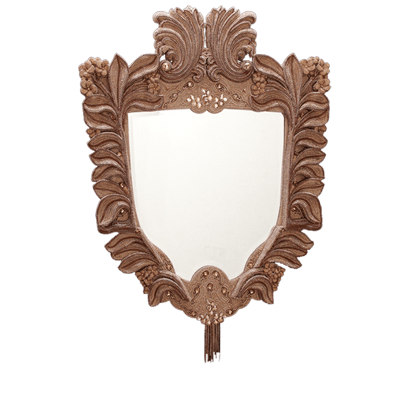 BB Simon swarovski crystal mirror   M-536-GOLD