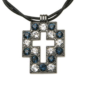 Square Cross Necklace - Montana