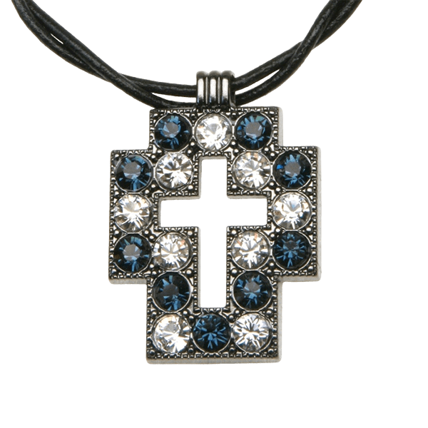 Square Cross Necklace - Montana
