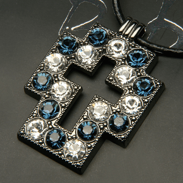 Square Cross Necklace - Montana - Image 3