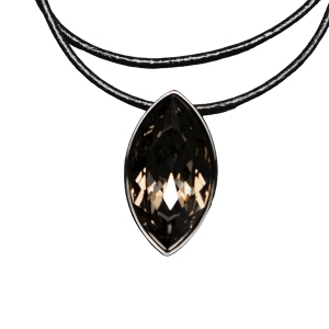 Marquise Necklace - Black Diamond