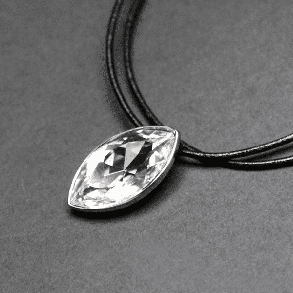 Marquise Necklace - Clear - Image 3