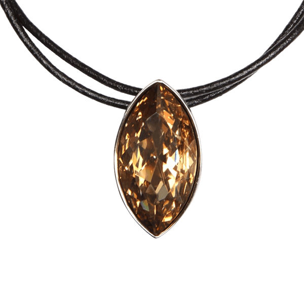 Marquise Necklace - Golden Shadow