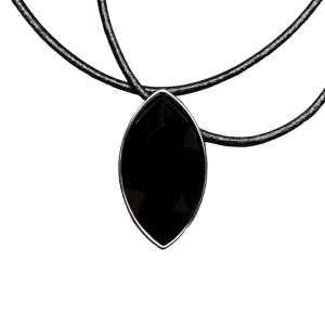 Marquise Necklace - Black