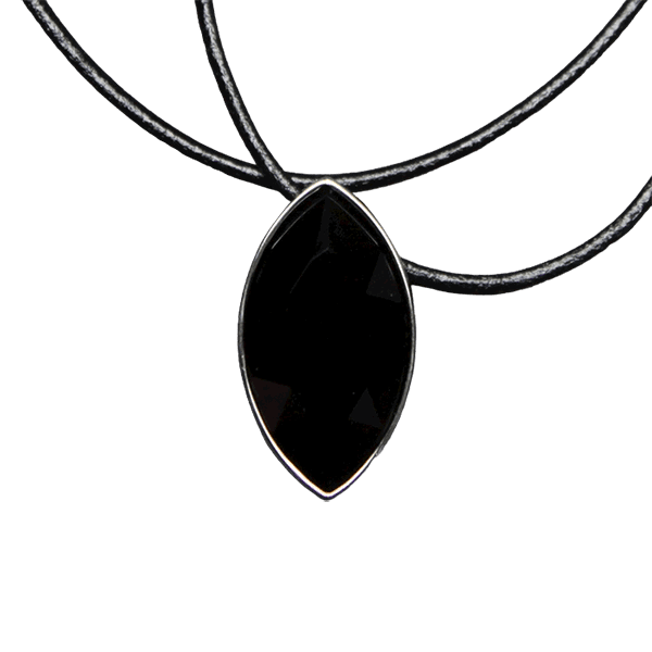 Marquise Necklace - Black