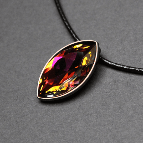 Marquise Necklace - Volcano - Image 3