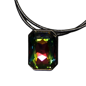 Emerald Cut Necklace - Vitral Medium