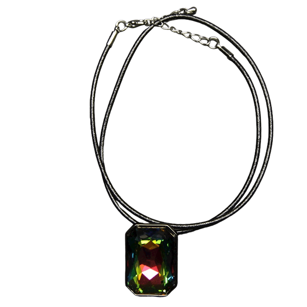 Emerald Cut Necklace - Vitral Medium - Image 2