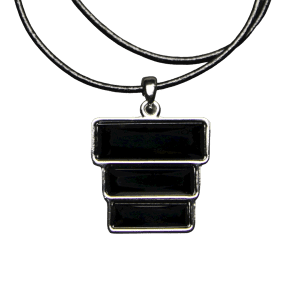 Triple Stack Necklace - Jet