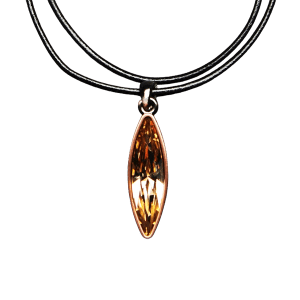 Feather Necklace - Golden Shadow