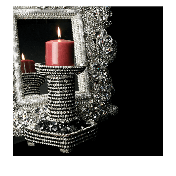 CDH-202 B.B.SIMON Swarovskii crystal Candle holder - Image 4