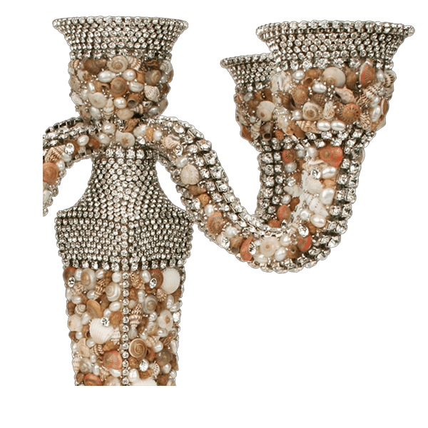 CDH-208-SH bb Simon Swarovskii crystal Candle holder - Image 2