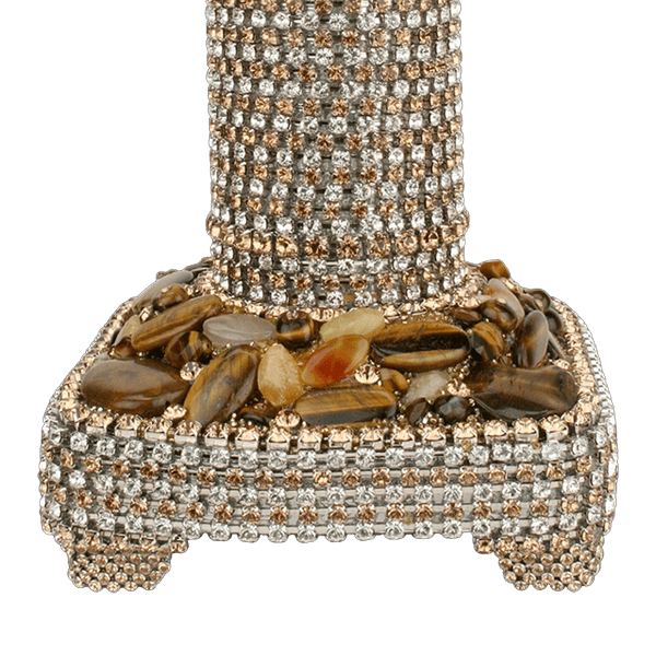 CDH-210 bb Simon Swarovskii crystal Candle holder - Image 3