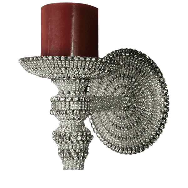 CDH-213 bb Simon Swarovskii crystal Candle holder - Image 3