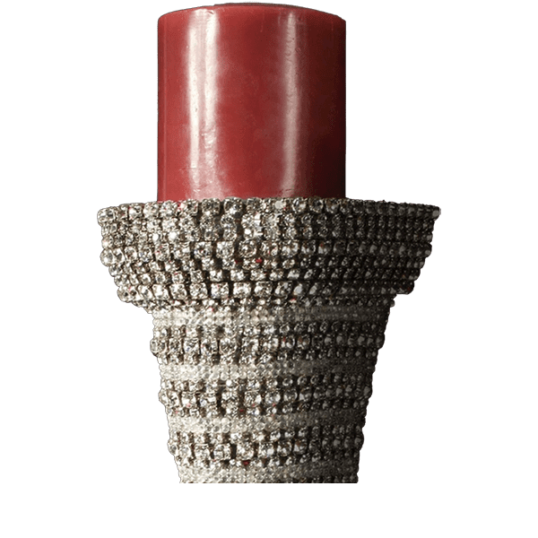 CDH-218 bb Simon Swarovski crystal Candle holder - Image 2
