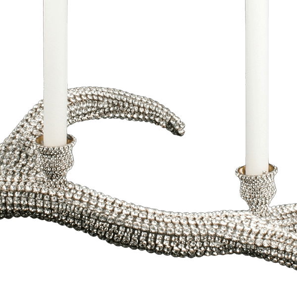 CDH-220 bb Simon Swarovski crystal Candle holder - Image 4