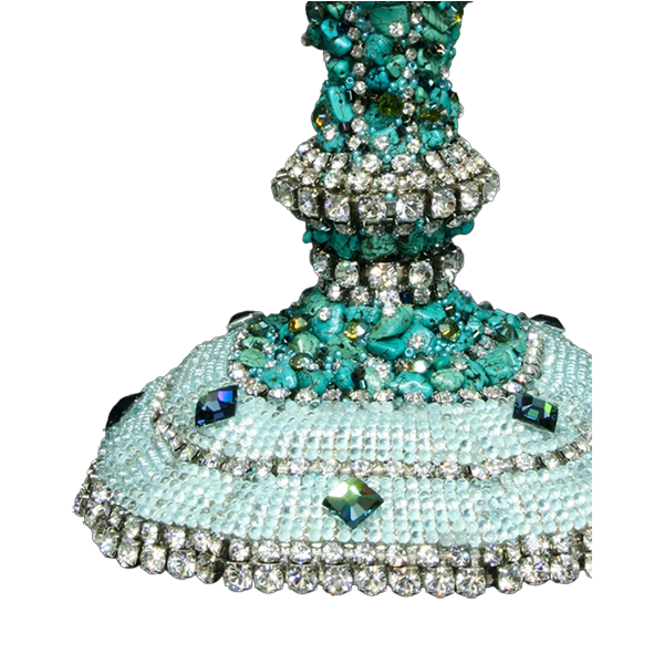 CDH-226 bb Simon Swarovski crystal Candle holder - Image 4