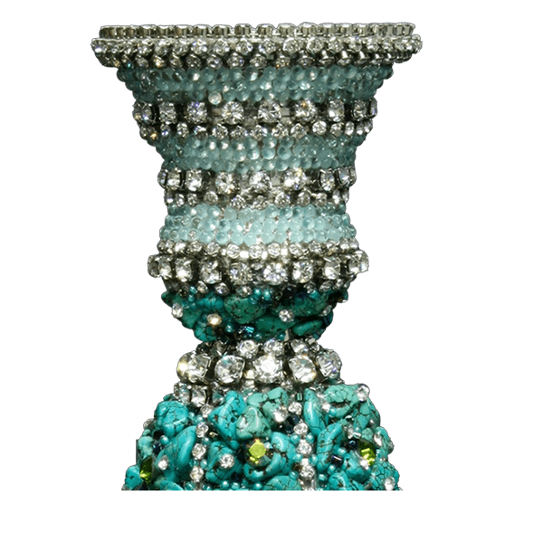 CDH-226 bb Simon Swarovski crystal Candle holder - Image 2