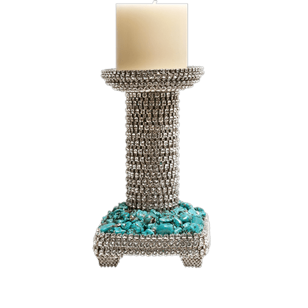 CDH-228 bb Simon Swarovski crystal Candle holder