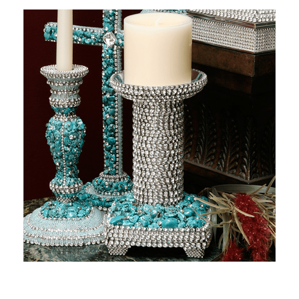 CDH-228 bb Simon Swarovski crystal Candle holder - Image 4