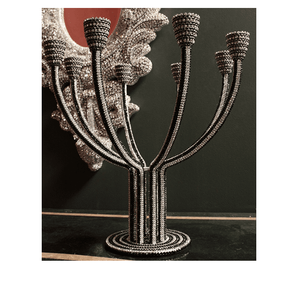 CDH-233 bb Simon Swarovski crystal Candle holder - Image 4