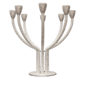 CDH-234 Clear, bb Simon Swarovski crystal Candle holder