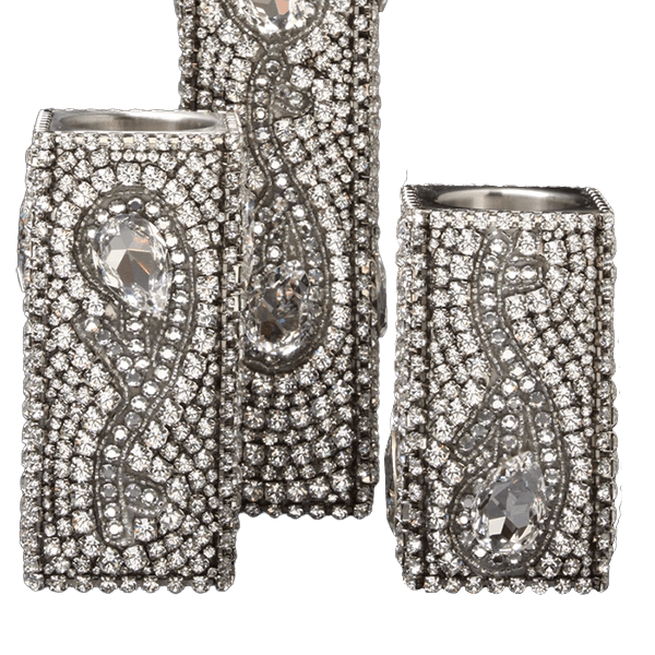 CDH-241 bb Simon Swarovski crystal Candle holder - Image 3
