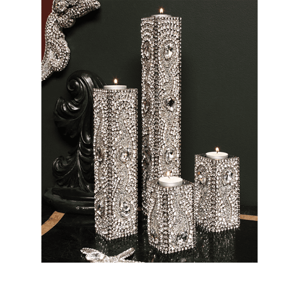 CDH-241 bb Simon Swarovski crystal Candle holder - Image 4