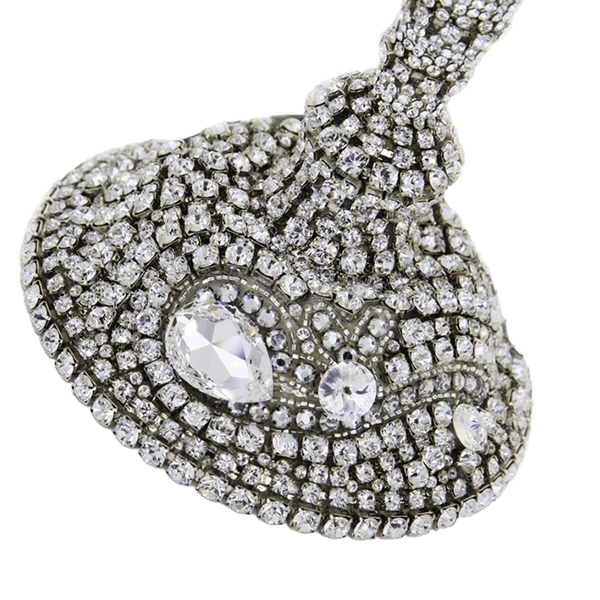 CDH-247 B.B.SIMON SWAROVSKI CRYSTAL CANDLE HOLDER - Image 4
