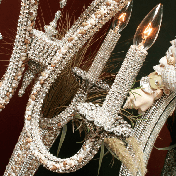 CH-101-S-SHELL bb Simon Swarovski crystal Chandelier - Image 4