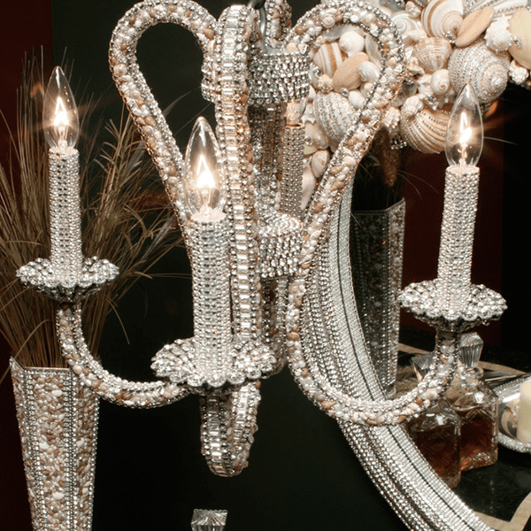 CH-101-S-SHELL bb Simon Swarovski crystal Chandelier - Image 5