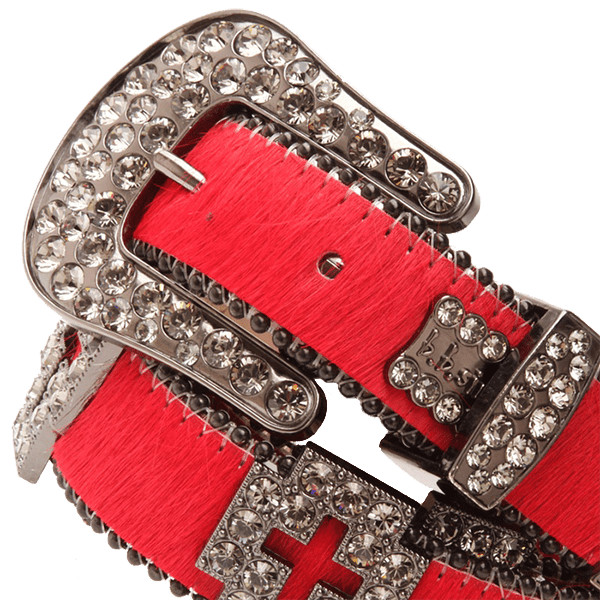 Crimson B.B.SIMON BELT - Image 2