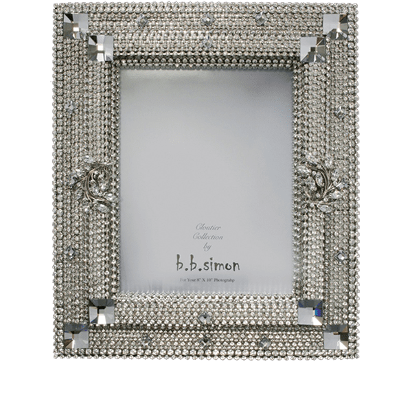 F-146-CLEAR-L bb Simon Swarovski crystal frame