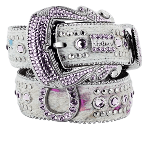 Holly L.Amethyst B.B.SIMON BELT