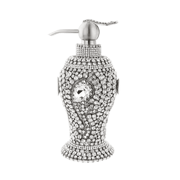 HSD-101-Clear B.B.SIMON Clear Swarovski Crystal Soap Lotion Dispenser
