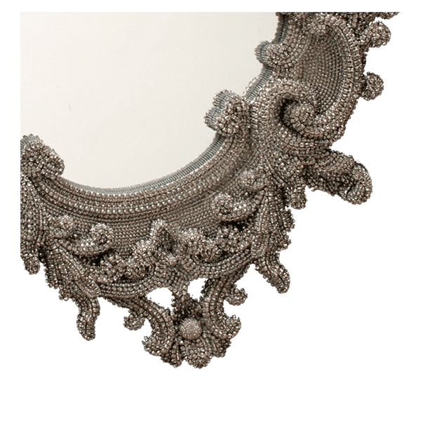 M-203-7 BB Simon Black Diamond Swarovski Mirror - Image 3