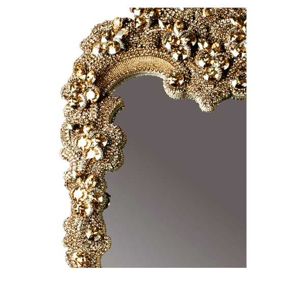 M-306-27 BB Simon Gold Swarovski Full Length Mirror - Image 3