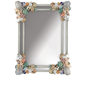 M-401-SHELL BB Simon Coastal Swarovski Bling Mirror
