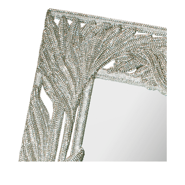 M-508 BB Simon Ornate Wall Diamond Mirrors - Image 2