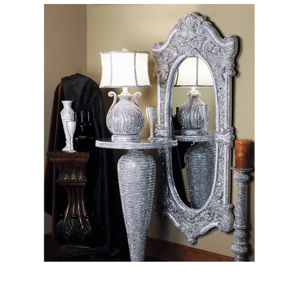 M-511-CLEAR BB Simon Large Tall Diamond Mirror - Image 4