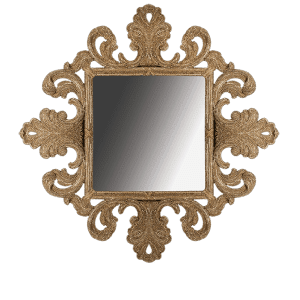 M-518-GOLD BB Simon Gold Diamond Framed Mirror