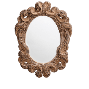 M-519-GOLD BB Simon Royal Gold Crystal Mirror