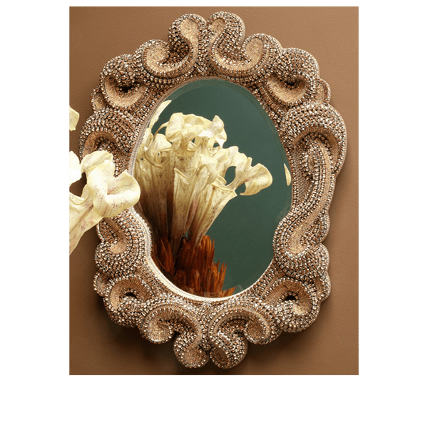 M-519-GOLD BB Simon Royal Gold Crystal Mirror - Image 4