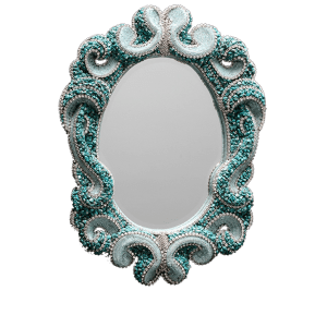 M-520 BB Simon Blue Crystal Mirror