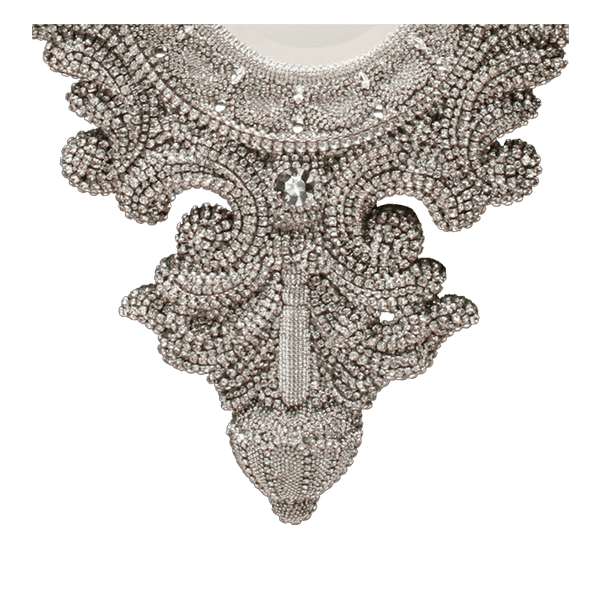 M-527 BB Simon Swarovski Framed Mirror - Image 3