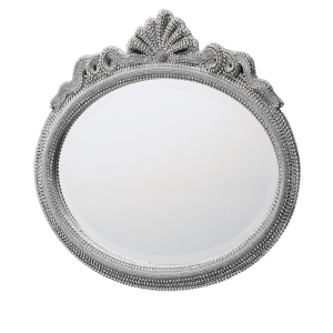 M-530 BB Simon Wide Round Crystal Mirror