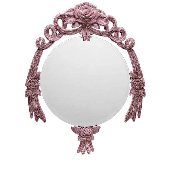 M-532-LT.Rose BB Simon Sparkling Rose Custom Mirror